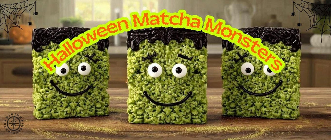 Matcha Rice Krispie Treats: Easy No-Bake Halloween Recipe