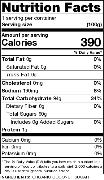 Organic Coconut Sugar