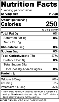 Organic Date Powder