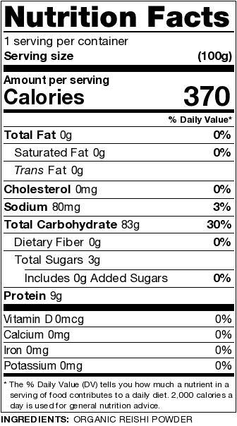 Organic Reishi Mushroom Powder