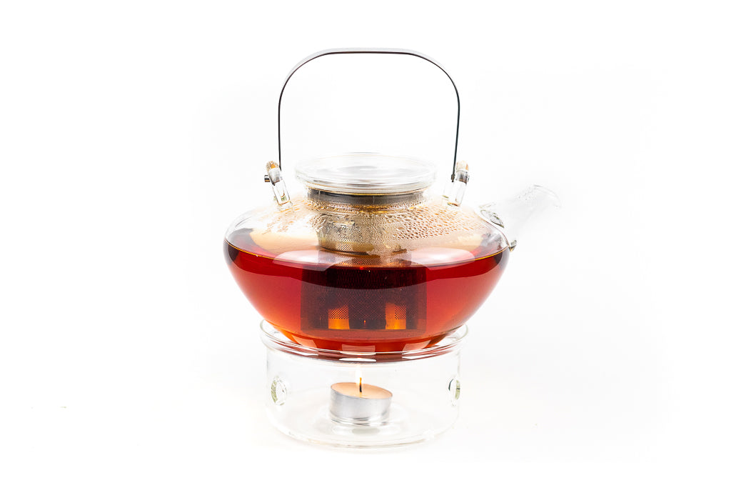 Divine Artisinal Glass Tea Pot
